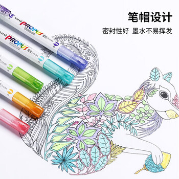 uni三菱浅色荧光双头记号笔（细0.6mm/粗4mm）可视窗 学生重点标记 PUS-102T 1支/袋 绿色