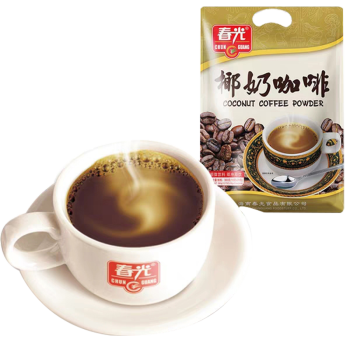 春光椰奶咖啡360g/袋海南特产椰香奶味冲调饮品山地白咖啡炭烧咖啡 椰奶咖啡360克X1袋（含20包）