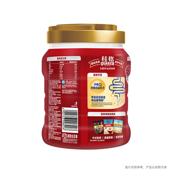 桂格(QUAKER)5红混合即食燕麦片860克 添加枸杞 添加红枣 添加桂圆 桂格(QUAKER)5红混合即食燕麦片860克 添加枸杞 添加红枣 添加桂圆