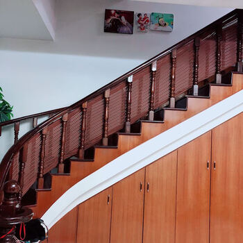 小孩楼梯栏杆楼梯围栏防护网间隙挡板安全防护栏杆小孩宝宝室内家用