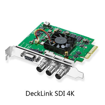 blackmagic design DeckLink系列采集和输出 DeckLink SDI 4K BMD采集卡 输出卡直播调色卡
