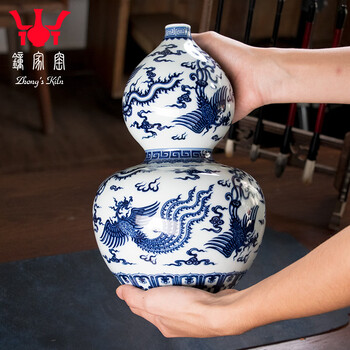 景德镇陶瓷花瓶瓶型号规格- 京东