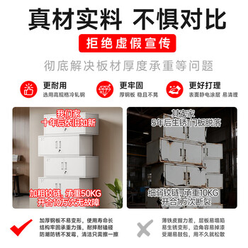 中伟（ZHONGWEI）文件柜办公柜钢制铁皮柜资料柜档案柜分五节文件柜（加厚款）