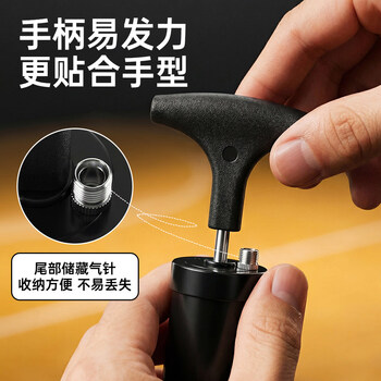 李宁（LI-NING）打气筒篮球足球排球气球气筒便携式球针迷你充气装备（含气针）