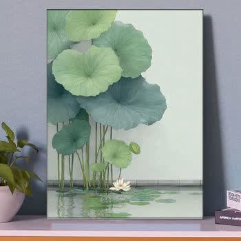 花 油彩画 荷花数字油画价格报价行情- 京东