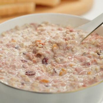 桂格（QUAKER）5润猴头菇混合燕麦片450克 添加茯苓 添加赤小豆 药食同源