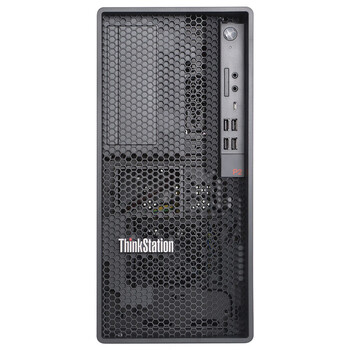 联想ThinkStation P2塔式图形工作站渲染设计台式电脑 定制（I5-14500/16G /1T SSD/光驱/GT730-2G ）