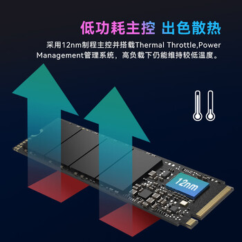 宏碁掠夺者（PREDATOR）1TB SSD固态硬盘 M.2接口(NVMe协议) GM7系列｜NVMe PCIe 4.0读速7200MB/s  AI电脑存储配件