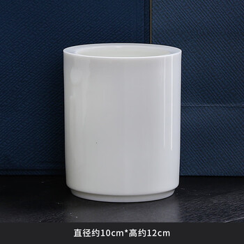 白瓷笔筒- 京东