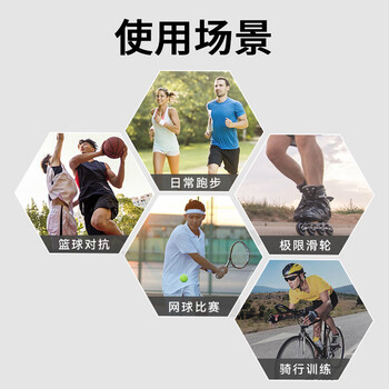 TEEIS篮球护膝运动装备男长款专业蜂窝防撞护具透气护膝盖护腿白色M
