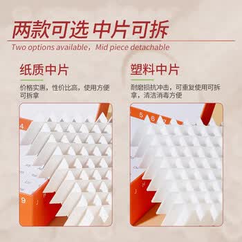 LABSHARK 纸质冻存管盒冷冻管盒样本冻存盒ep管低温储存盒防水纸质试管盒 蓝色连盖100孔塑料片(京仓)