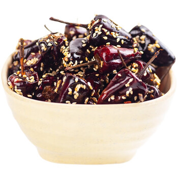 贵州香辣脆小辣椒特产小吃下酒菜吃粉配菜喝稀饭下饭菜油炸辣椒酥 中