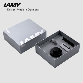 LAMY钢笔礼盒 狩猎系列墨水笔套装正姿钢笔 企业团购定制礼品商务签字笔节日高档礼物 蓝色0.5mm