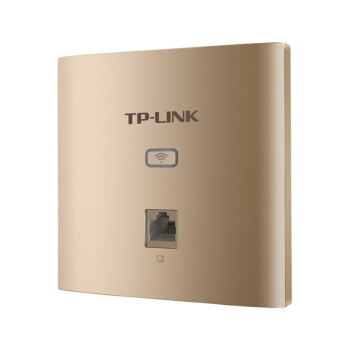 TP-LINK TL-AP1202I-PoE 86型面板式双频无线AP嵌入墙壁式室内wifi网络覆盖 TL-AP1202I-PoE薄款香槟金方款