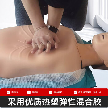 继科心肺复苏模拟人 急救训练假人体模型 训练教学模型 半身精简+蜂鸣音 KS/CPR610H【送电源适配器】