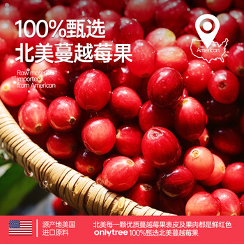 only tree冻干纯蔓越莓粉高浓缩含原花青素呵护女性健康早餐冲饮代餐粉30g