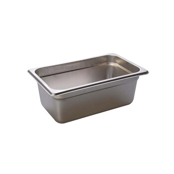 不锈钢加厚1/4份盆(265×162×100mm)nsf认证自助餐快餐食堂保温台