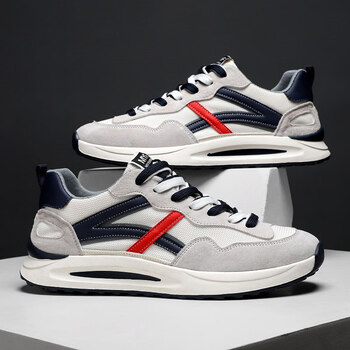 春夏季青少年男生透气鞋子男鞋夏季薄款透气防臭网鞋青少年软底增高