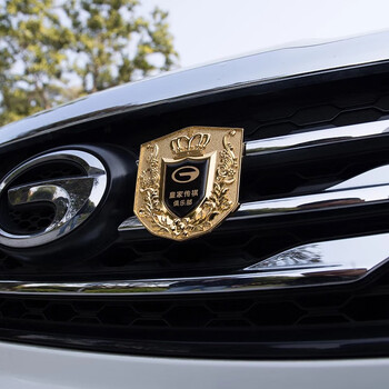 汽车福特蒙迪欧翼虎探险者领界福睿斯改装中网车标个性盾牌装饰贴福特