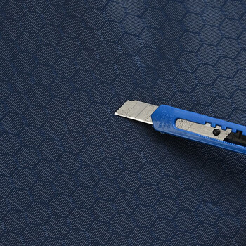 泰档公文包男士手提包牛津布资料袋双层收纳袋防水会议足球纹蓝色双面衬不掉渣【1个】TJ0281