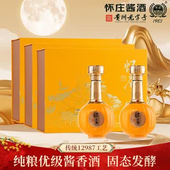 貴州怀庄集団 怀庄1983 醤香型白酒 500ml 怀庄1983白酒- 京东