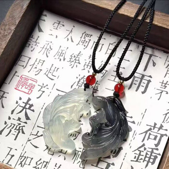 双鱼玉佩价格报价行情- 京东