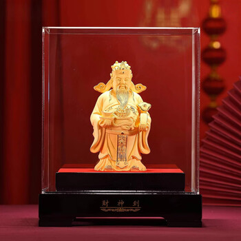 绒沙金工艺品财神价格报价行情- 京东
