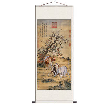 清郎世宁八骏图价格报价行情- 京东