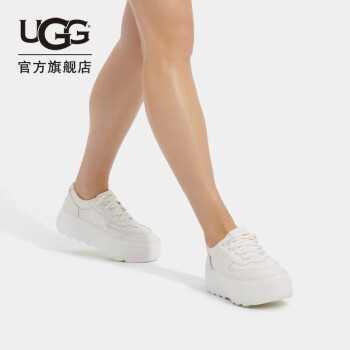 お得】 UGG ベ—ジユ❣️超❣️厚底新品 38 YEAH AWW サンダル