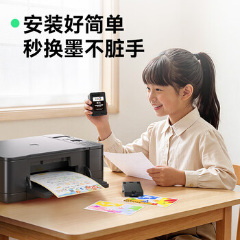 彩格PG-860XL黑色墨盒2支 适用佳能Canon TS5380t TS5380喷墨打印机墨盒墨水 860带头墨盒显墨量 5380墨盒可加墨