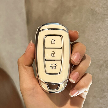 现代菲斯塔车钥匙套新胜达昂希诺ix35伊兰特胜达钥匙包 单壳(白色)