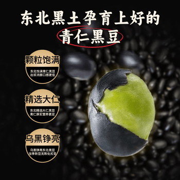 豆叔原味黑豆浆粉纯豆浆粉40%高蛋白非转基因441g 21g*21条