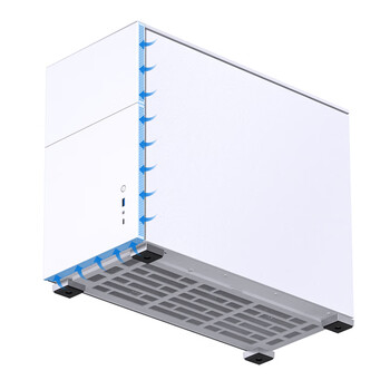 乔思伯（JONSBO）松果D31 标准版白色 MATX机箱（双360冷排/ATX电源/Type-c Gen2 10Gbps+/垂直风道/长显卡）