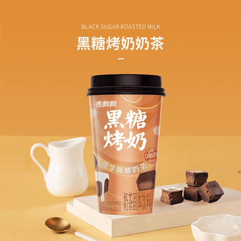香飘飘脆啵啵奶茶3连杯装椰奶香芋