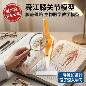 舜江 膝关节模型 膝盖骨骼 生物医学教学模型