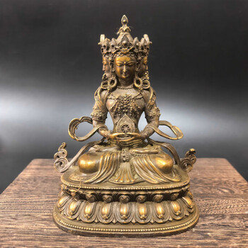 銅製 仏像 四面仏 ツォンカパ大師像仏教美術 工芸品 置物 四面佛铜像品牌及商品- 京东