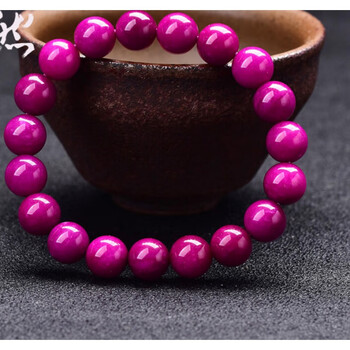 石宫匠 舒俱来手串 紫色玉髓手链 男女情侣款苏纪石紫色 紫玉髓水晶