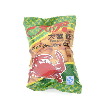 80后怀旧零食童年爽爽大蟹酥七宝一丁膨化休闲零食35g*30袋 小爽爽35g