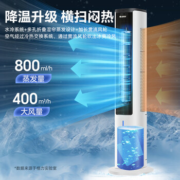 格力（GREE）【等离子除菌+AI语音】冷风空调扇强力制冷风扇家用水冷风机家用水冷塔扇制冷小空调KS-05S62Dg