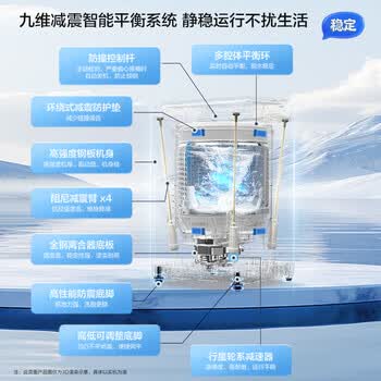 海尔（Haier） 全自动波轮洗衣机 10KG大容量 家用宿舍出租房小型 一级能效 家电 京东自营 XQB100-Z719