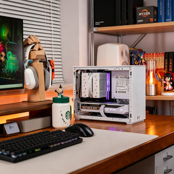 ID-COOLING（酷凛）7热管双塔式电脑CPU风冷散热器 12CM风扇  适用LGA1200/1700/AM4/5 SE-207-XT SLIM SNOW