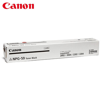 佳能（Canon）NPG-59BK原装大容量墨粉（适用2206L/N/2224L/N/2202/2002/2204/2206AD/2206i/2425）打印量：10200