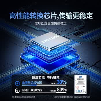 山泽【防雷防浪涌】光纤收发器 千兆单模单纤光电转换器 网络监控SC接口3KM自适应 一对装 SZ-FCQ03AB