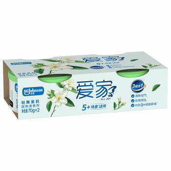 爱家固体清香剂 70g*2盒 雨后茉莉 空气清新剂 