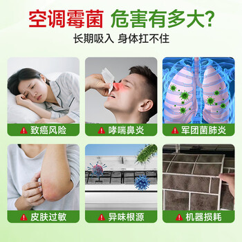 巨奇（JUQI）空调清洗剂家用空调外机内机清洗汽车空调中央空调清洁剂600ml