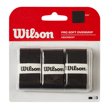 Wilson威尔胜网球拍吸汗带手胶PRO SOFT OVERGRIP WRZ4040BK