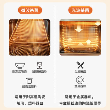 格兰仕（Galanz）微波炉烤箱一体机家用微波炉变频一级能效节能23升大容量微波炉平板式光波炉CB0-GF3V