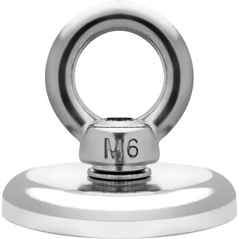 DSB(迪士比)强磁吸铁石磁铁强力打捞专用圆形吸铁石钕铁硼吊环吸盘河道户外打捞神器直径42mm 1个装 DSB(迪士比)强磁吸铁石磁铁强力打捞专用圆形吸铁石钕铁硼吊环吸盘河道户外打捞神器直径42mm 1个装