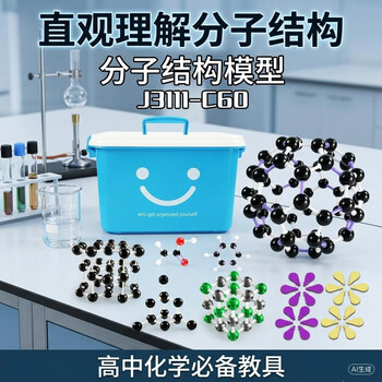 舜江 分子结构模型 大学高中化学有机球棍比例填充空间构型教具足球烯 碳60 3111-C60+电子云插片 舜江 分子结构模型 大学高中化学有机球棍比例填充空间构型教具足球烯 碳60 3111-C60+电子云插片
