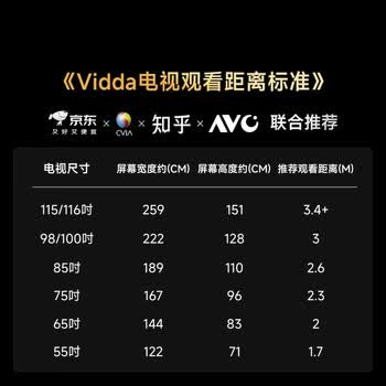 Vidda海信电视55英寸 R55 一级能效 144Hz高刷 智慧屏 4K智能 液晶游戏平板电视机55V1KD-R
